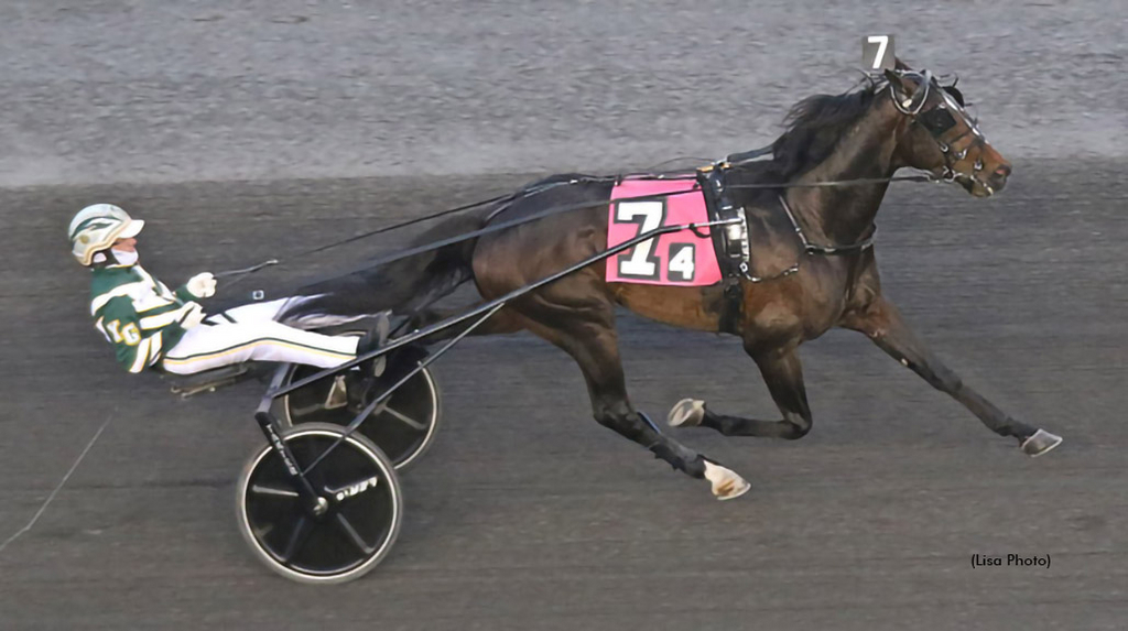 Karl winning at The Meadowlands