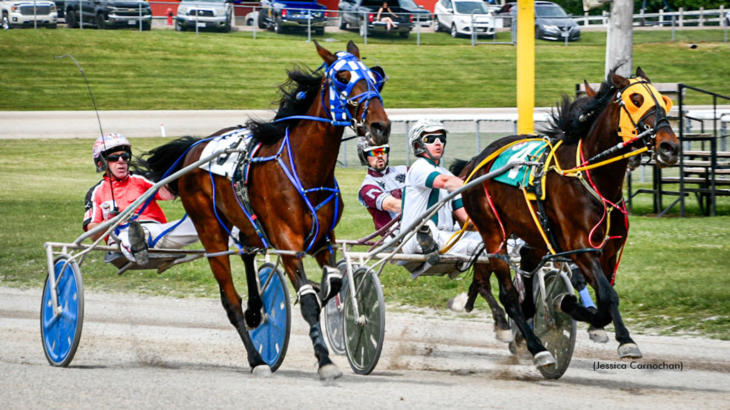 Marina Del Rey and driver Dan Clements winning at Clinton Raceway