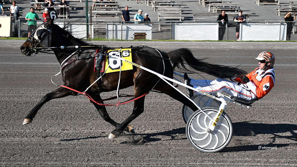 Racine Bell winning at Vernon Downs