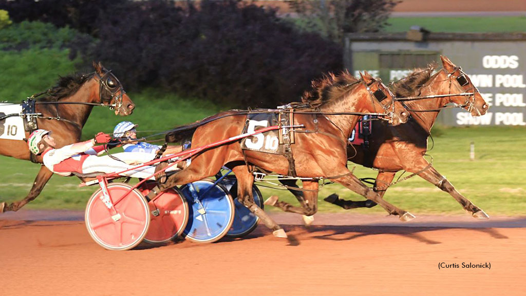 Robbie Pev winning at Pocono Downs