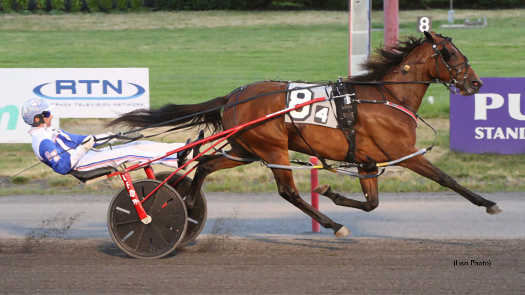 Ascendance winning at The Meadowlands