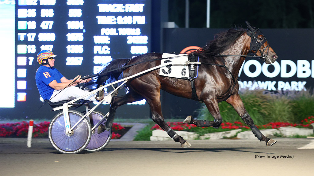 Handsome Sebastian winning at Woodbine Mohawk Park