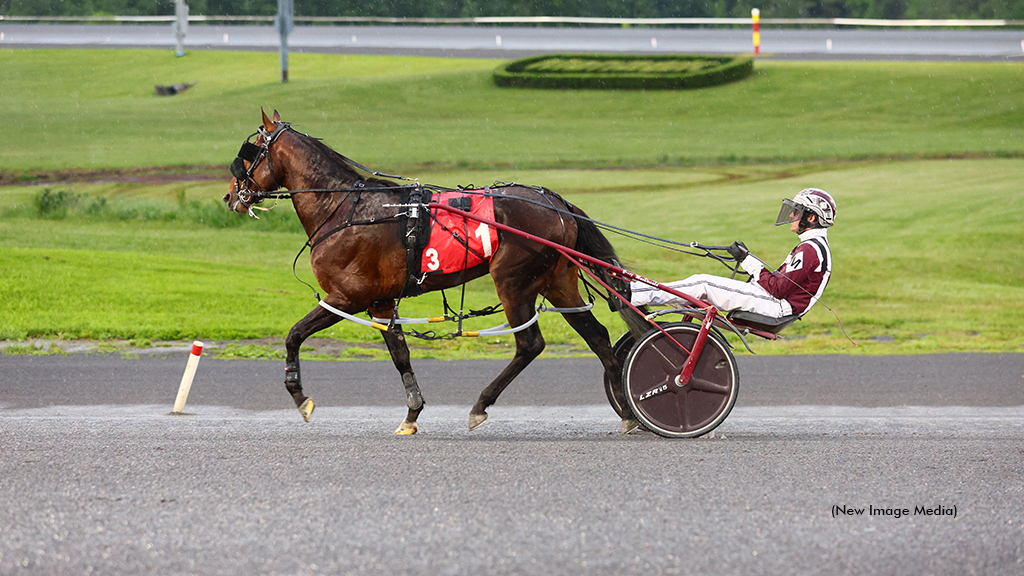 Driver Brett MacDonald and Janelle Granny