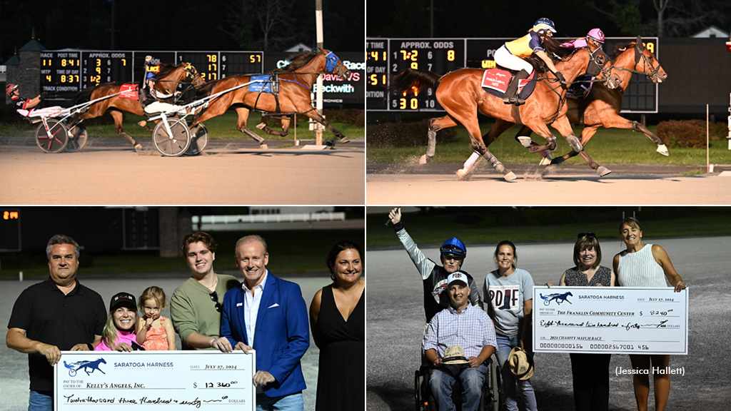 Highlights from Saratoga's Charity Match Race Night