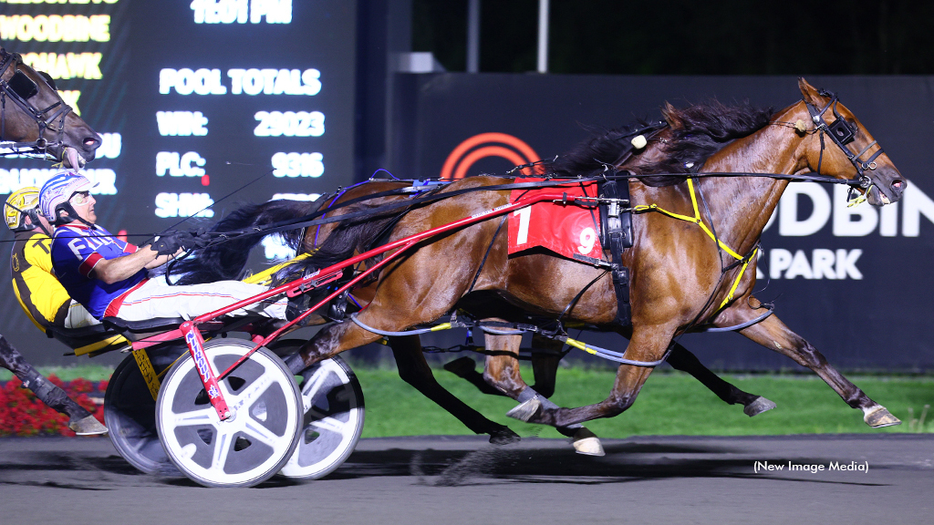 Whichwaytothebeach winning at Woodbine Mohawk Park