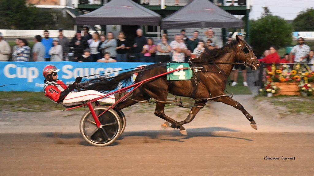 Malevolent winning at Charlottetown Driving Park