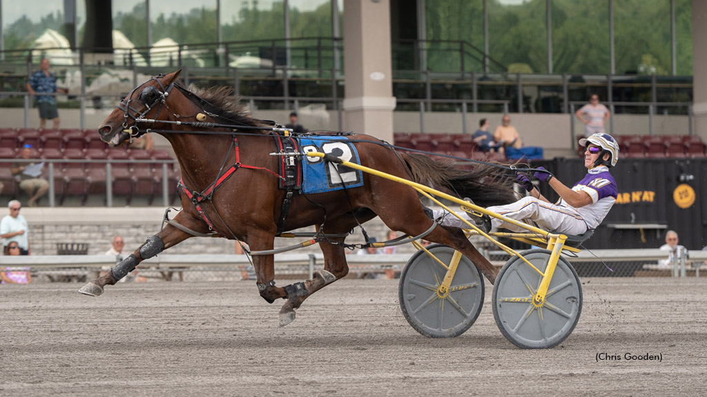 Wishyouwell winning at The Meadows