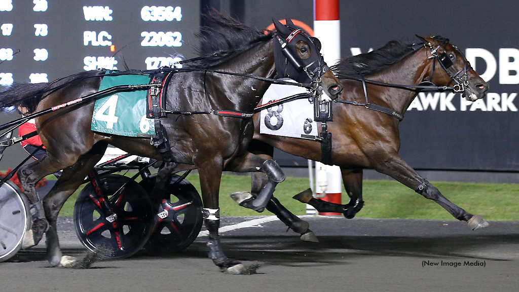 French Champagne winning at Woodbine Mohawk Park