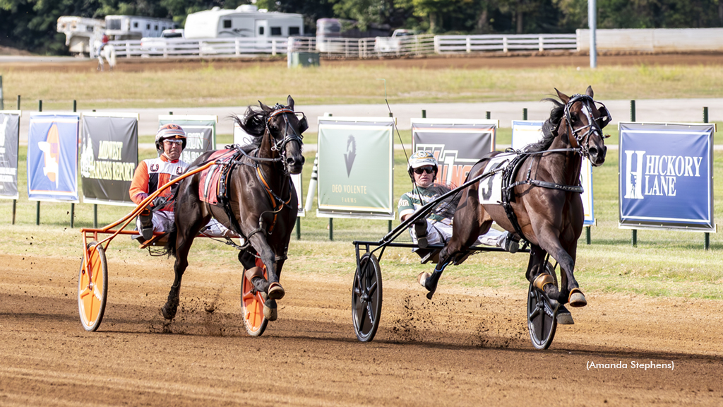 Karl winning at The Red Mile