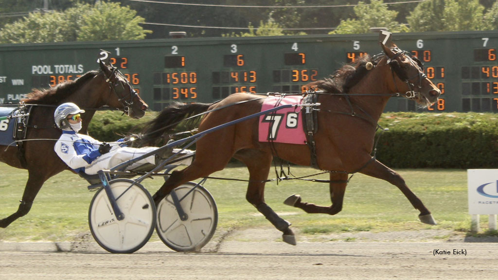 Seven Reps winning at Freehold Raceway