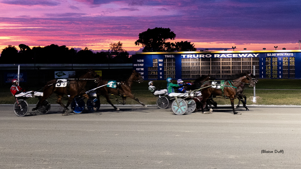 Tobins Chester winning at Truro Raceway