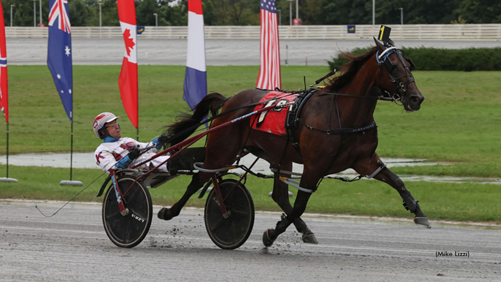 Desperate Man winning at Yonkers Raceway