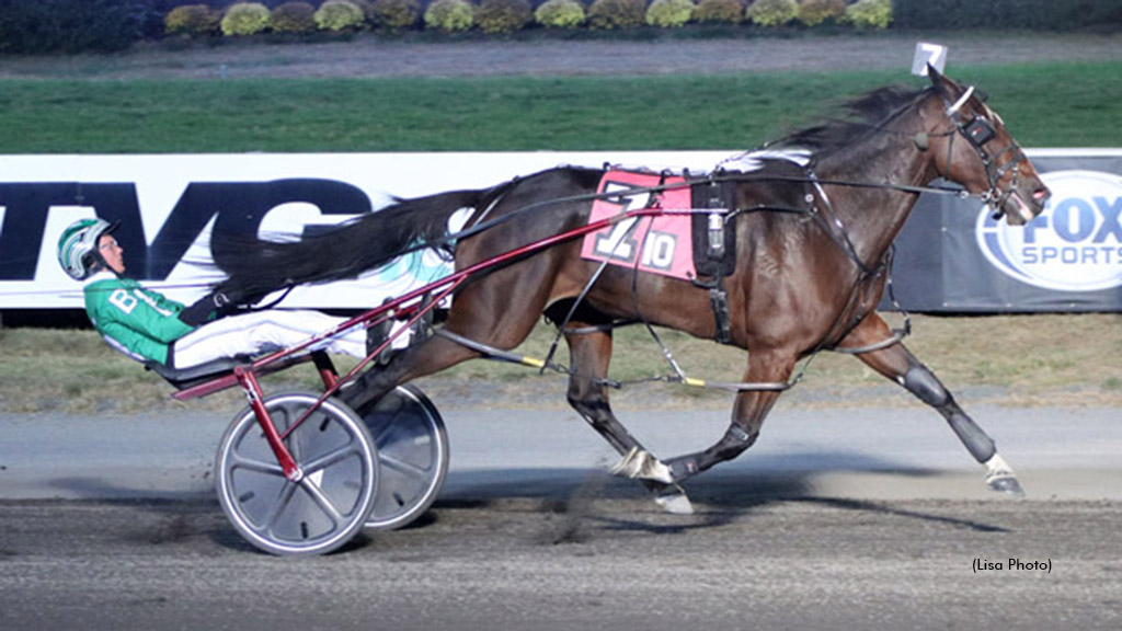 High Fashion Star winning at Meadowlands Racetrack