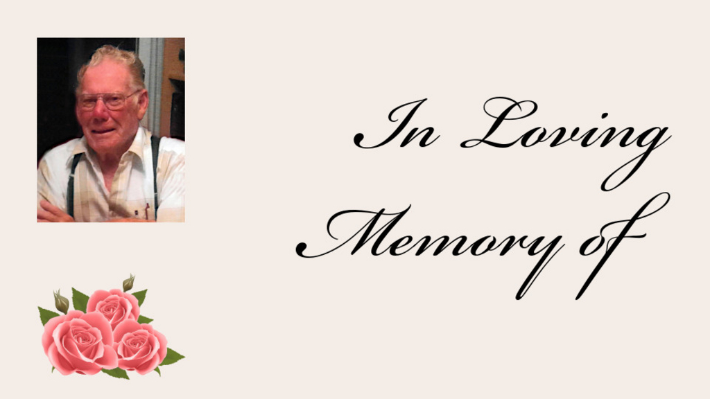 In loving memory of Bert Walker