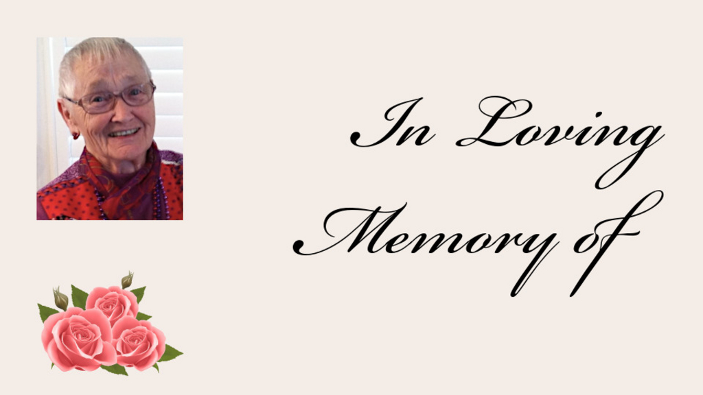 In loving memory of Norma Varcoe
