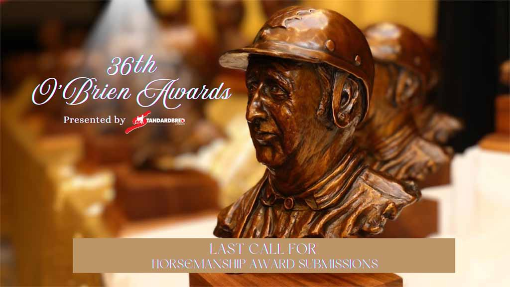 Last call for 2024 O'Brien Award of Horsemanship submissions