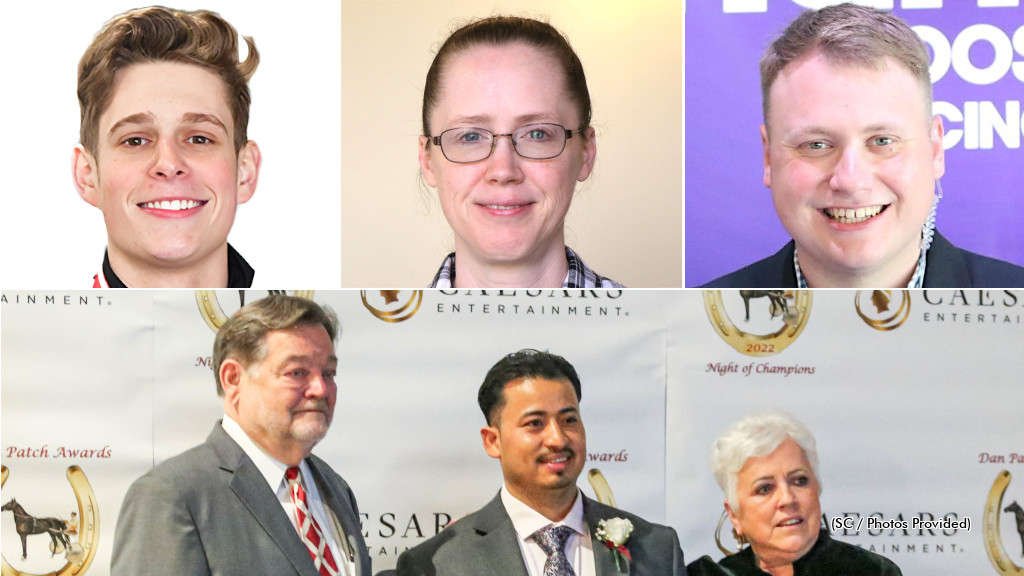 Dan Patch Award winners Brett Beckwith, Anne Chunko, Jacob Rheinheimer, Art Zubrod & Leah Cheverie