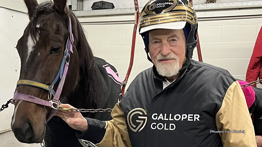 Bill Megens with Willy Strike at Western Fair Raceway