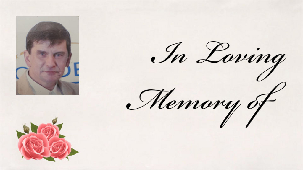 In loving memory of Gord Dolson