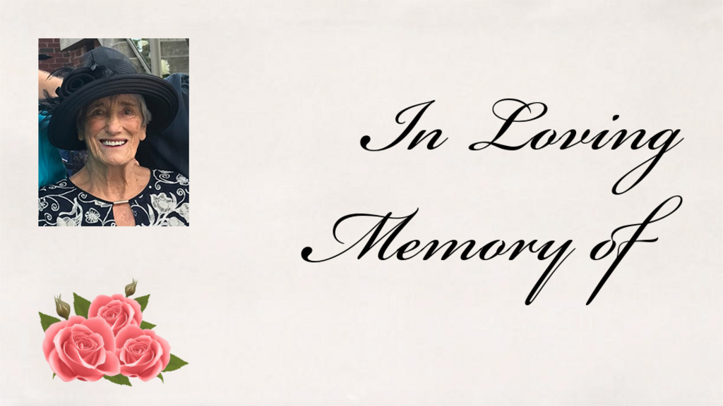 In loving memory of Rosemary Horner