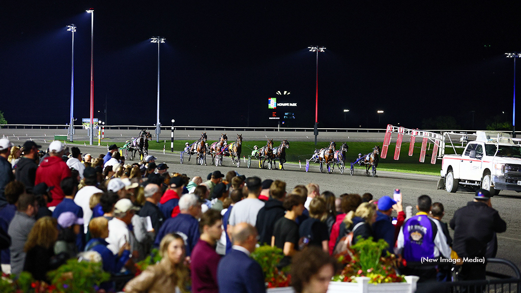 Harness racing at Woodbine Mohawk Park on 2024 North America Cup Night