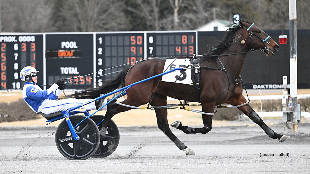 Itsallaboutfaith N winning at Saratoga Raceway