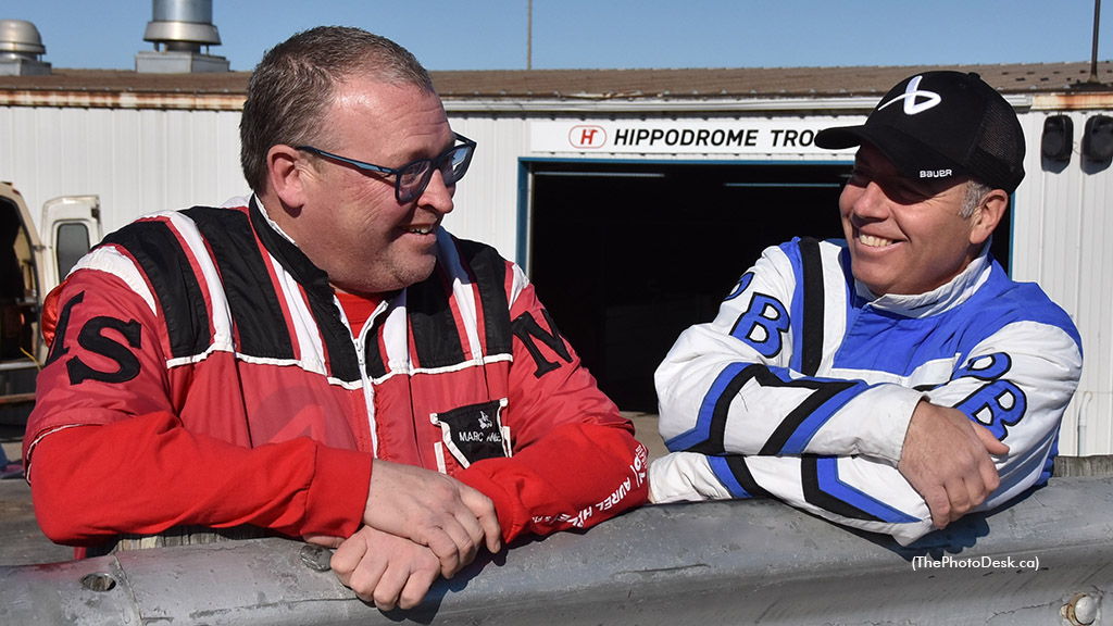 Hippodrome 3R leading trainer Marc-Andre Simoneau and top driver Pascal Berube