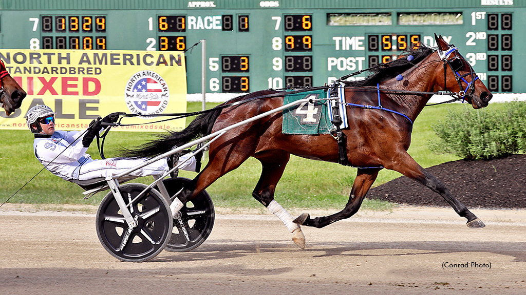 Dream Something winning at Scioto Downs