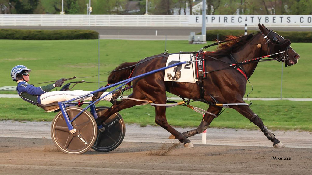 Talk Curdy To Me winning at Yonkers Raceway