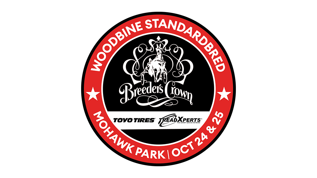 2025 Breeders Crown logo with presenting sponsors
