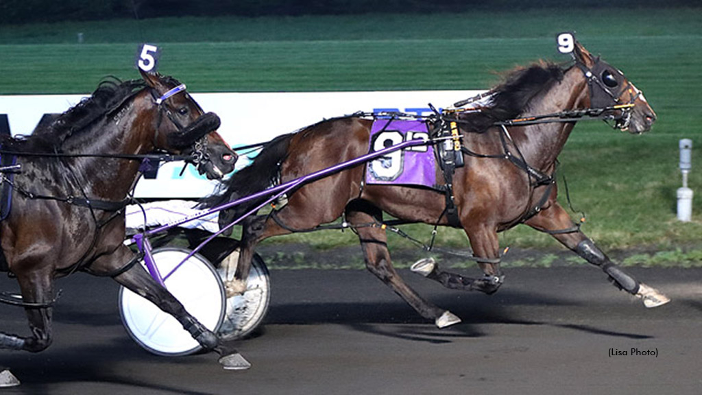 Charlie May winning at The Meadowlands