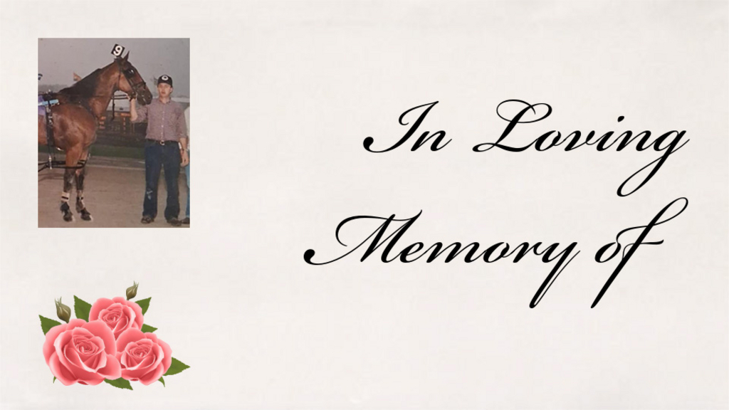 In loving memory of Tommy Peacock