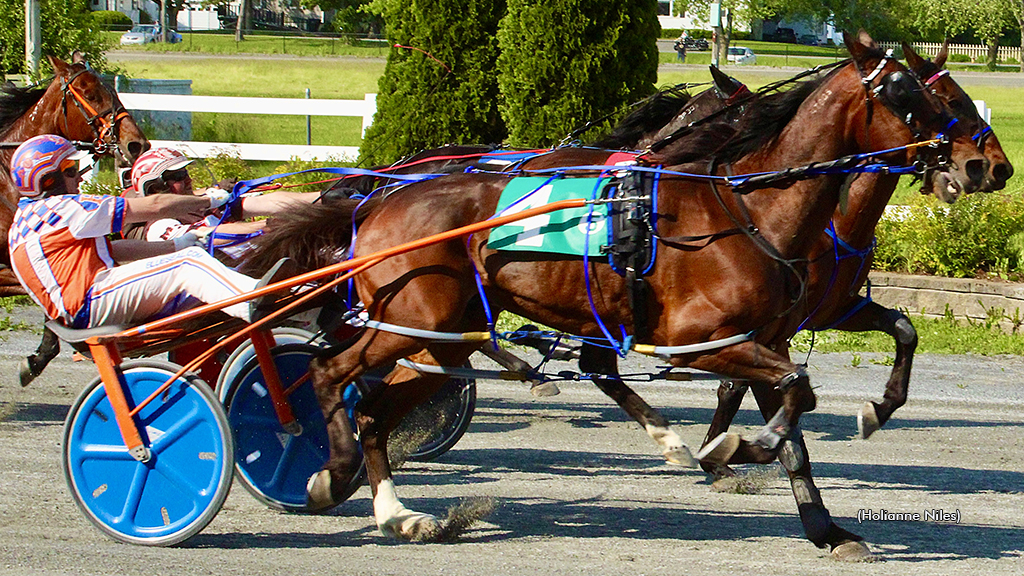 Spodog winning at Bangor Raceway