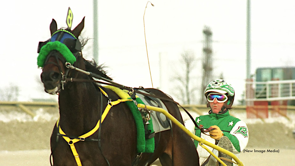 Tilly Sam and driver Doug Brown