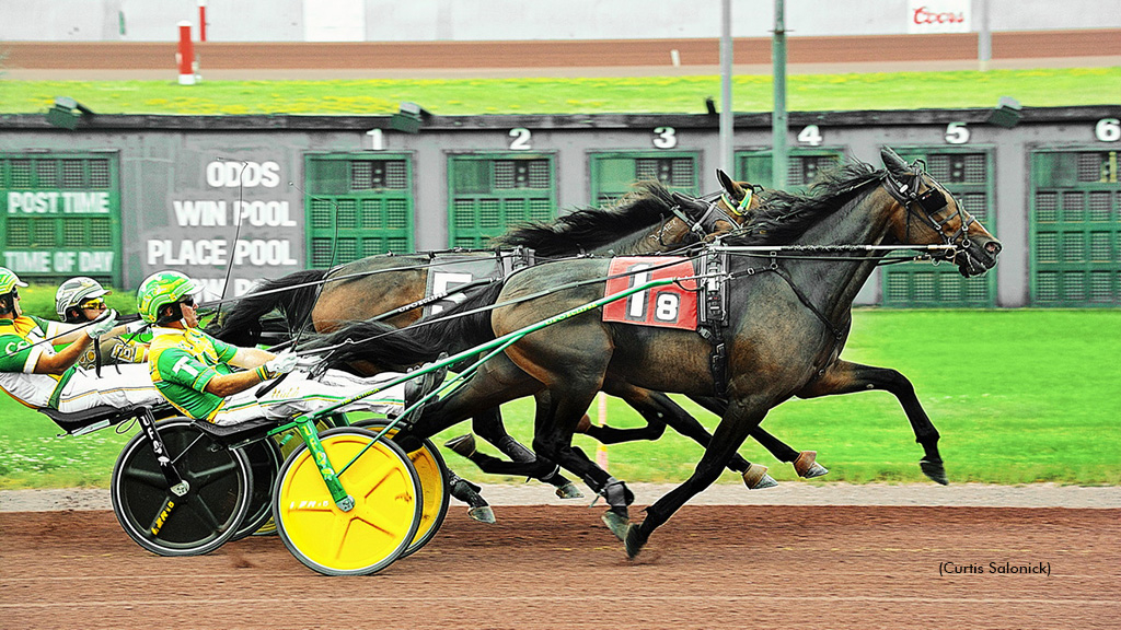 Abbess winning at Pocono Downs