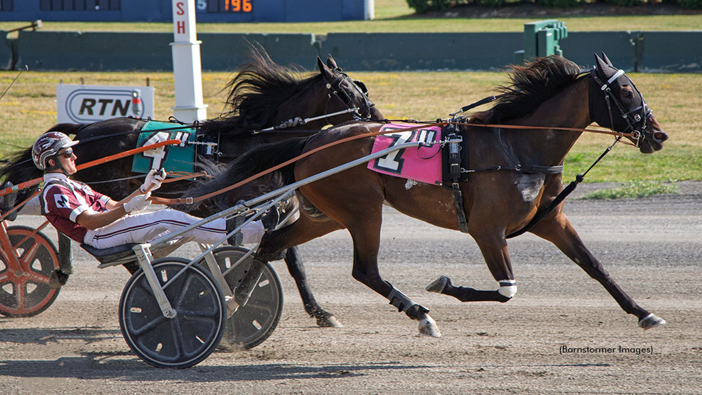 Dealin With Dewey winning at Buffalo Raceway