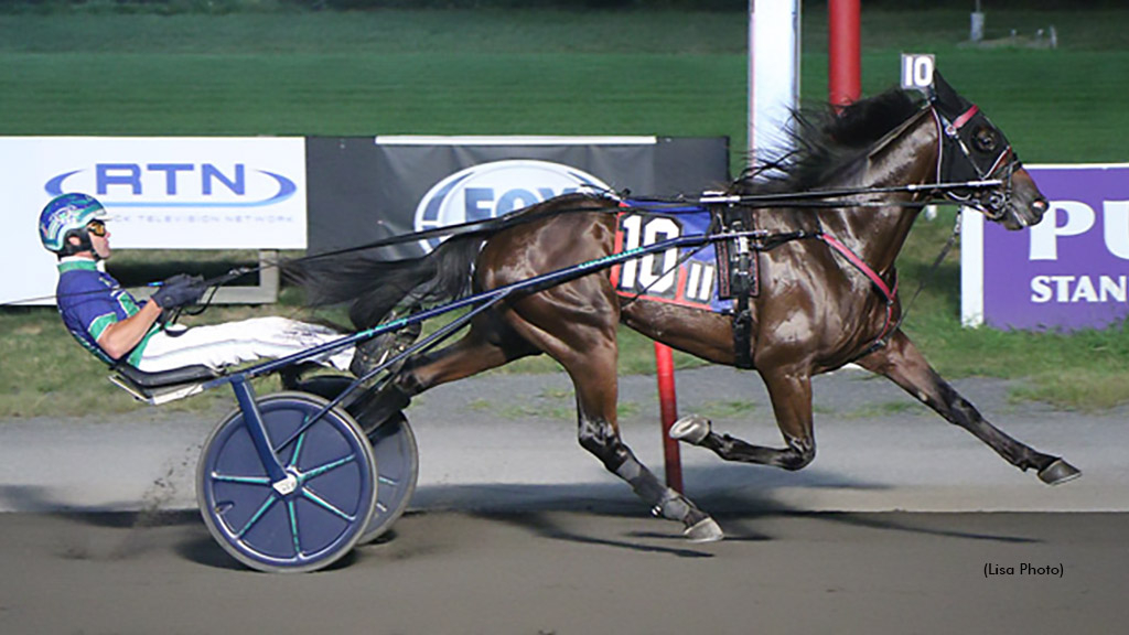 Diabolic Hill winning at Meadowlands Racetrack
