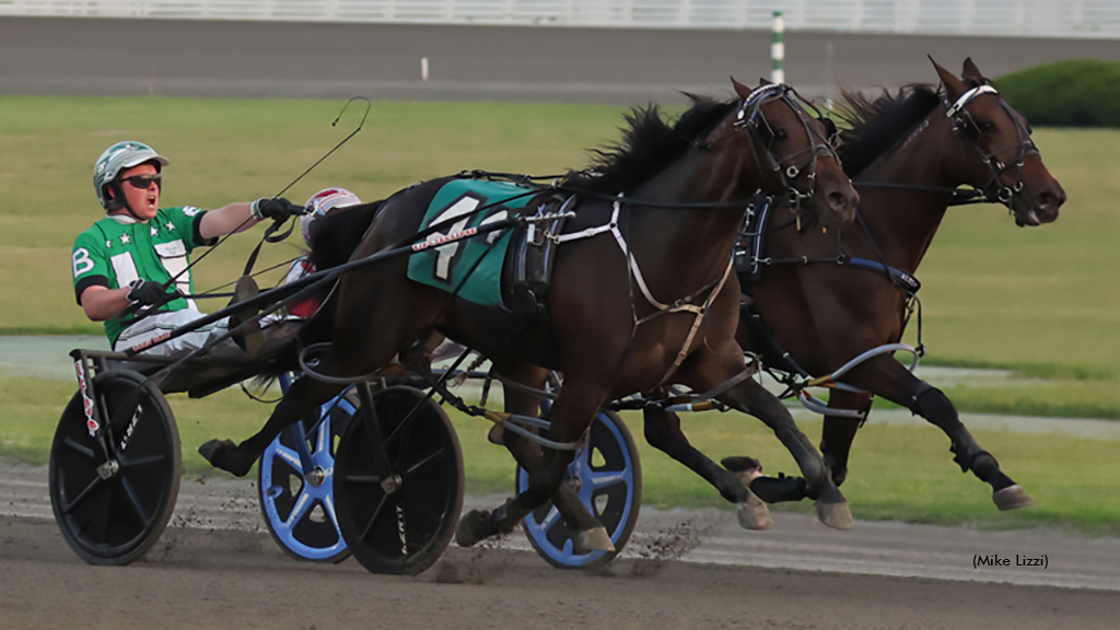 Party Pumps winning at Yonkers Raceway