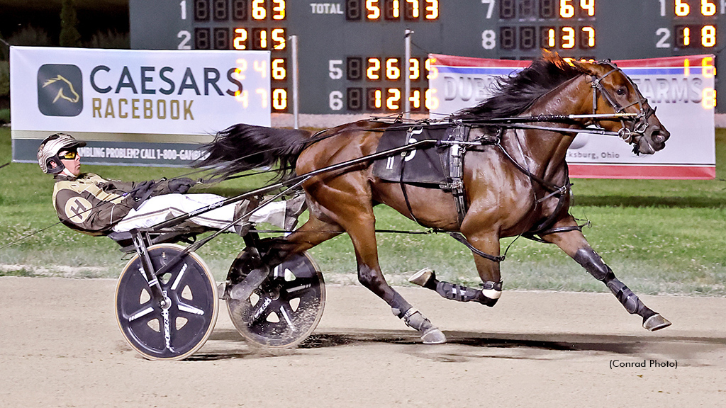 Roses Destiny winning at Scioto Downs