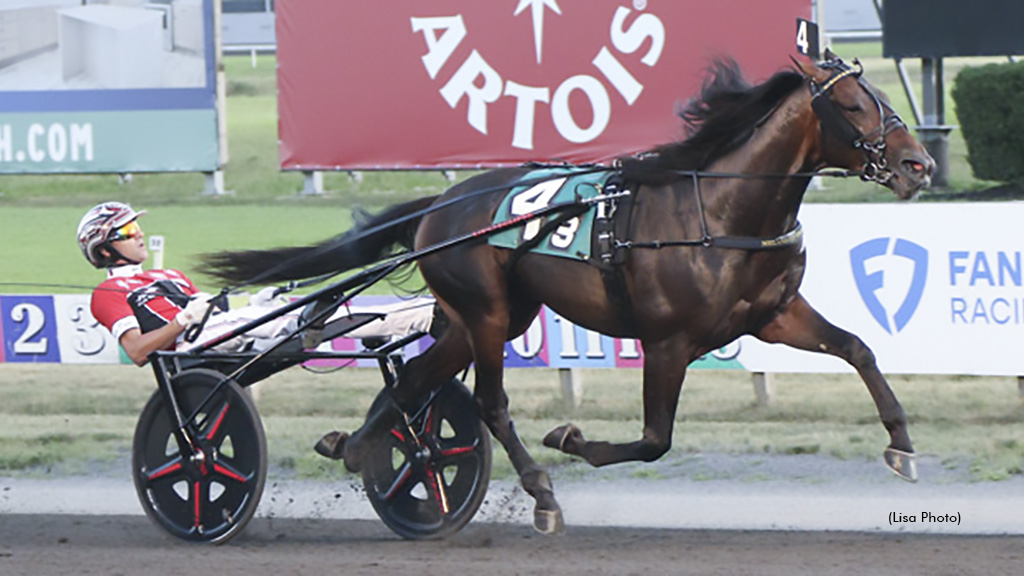 Super Chapter winning at Meadowlands Racetrack