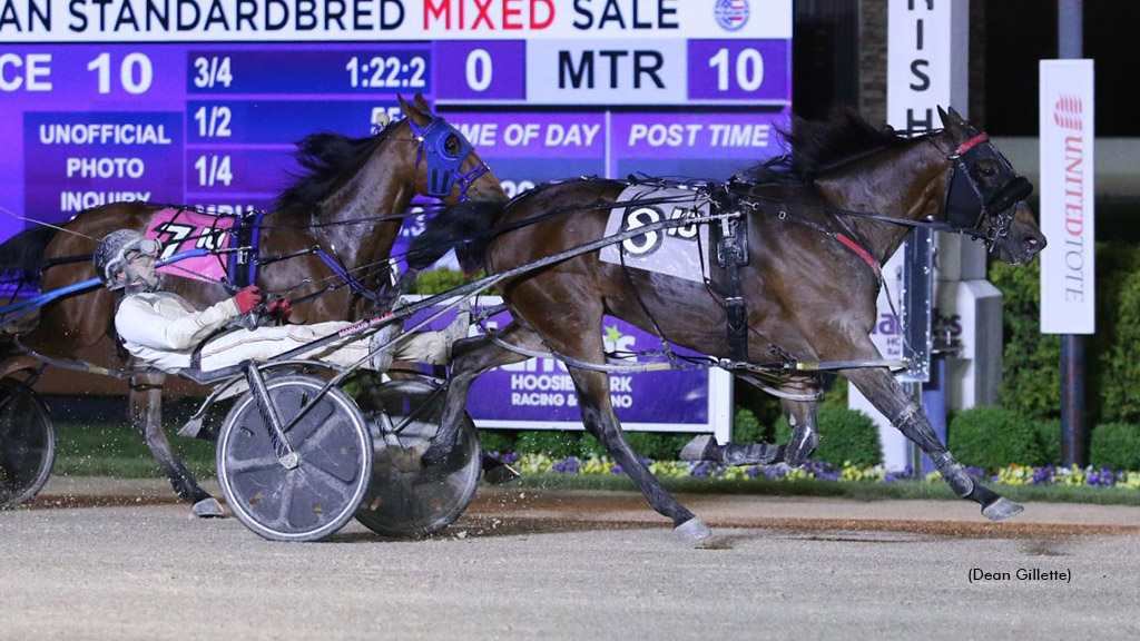 Coach Stefanos winning at Hoosier Park