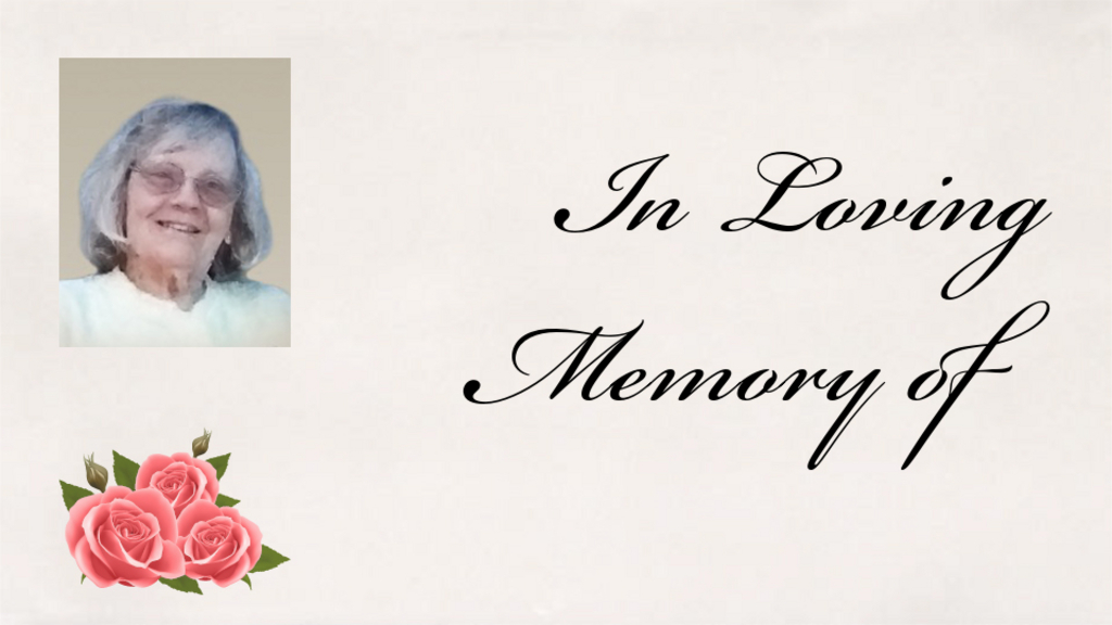 In loving memory of Alma Jarvis