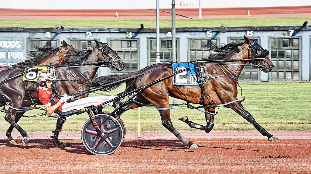 Miki And Minnie winning at Pocono Downs