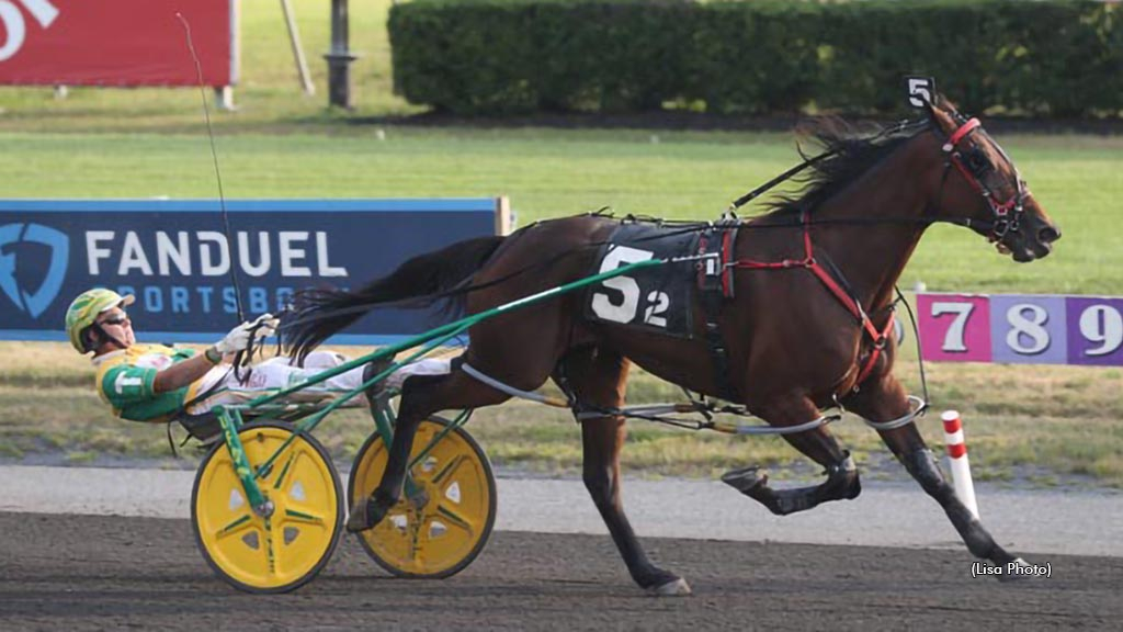 Sylvia Hanover winning at The Meadowlands