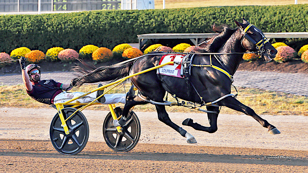 Louprint winning the Little Brown Jug