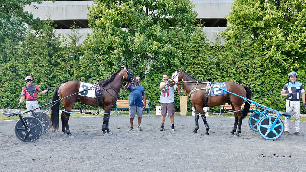 Lyons Steel and Christopher Dance N in the winner's circle