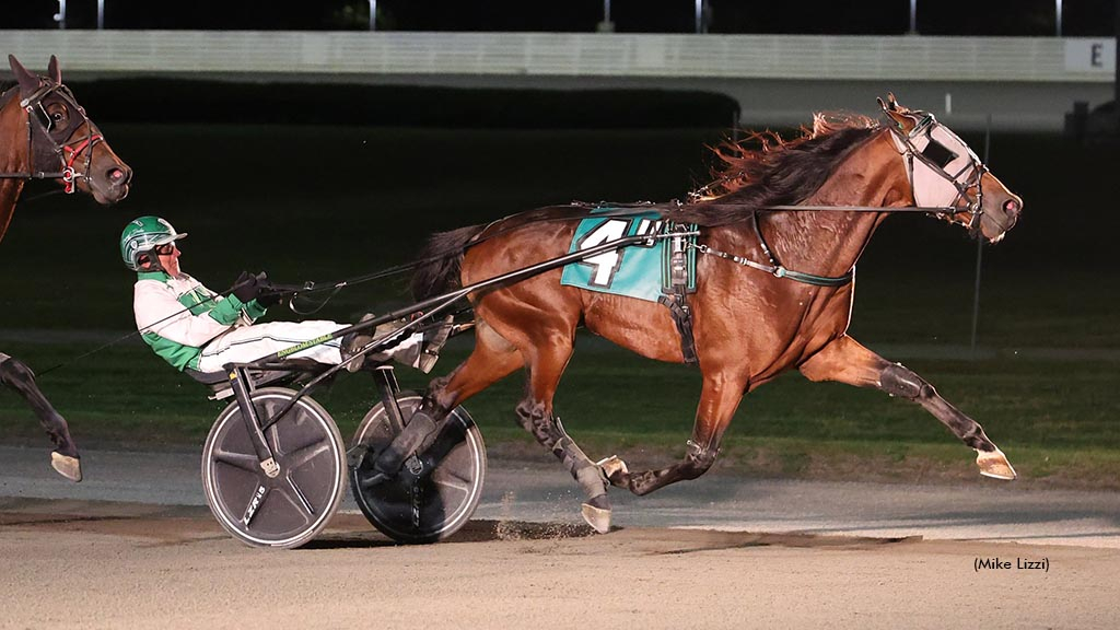 Dan Dube driving his 10,000th winner
