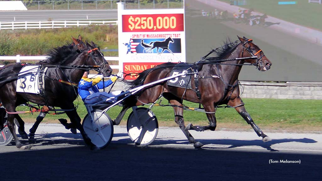 Rys Red Rocket winning at Plainridge Park