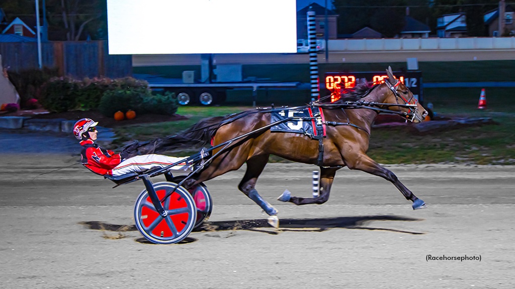 Stmikes Kerryblues winning at Western Fair Raceway