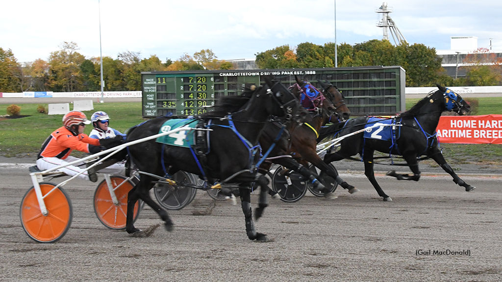 Twin B Tuffenuff winning at Charlottetown Driving Park